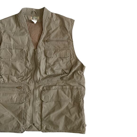 L.L Bean Men's Size XL Tropic Weights Utility Hunting Travel Safari VTG Vest - Picture 9 of 16